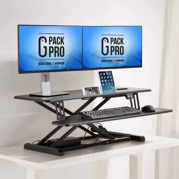 G-PACK Pro Electric Standing Desk Converter