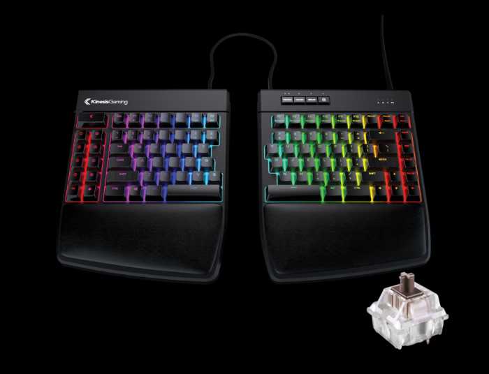Kinesis Freestyle Edge RGB ergonomic mechanical keyboard