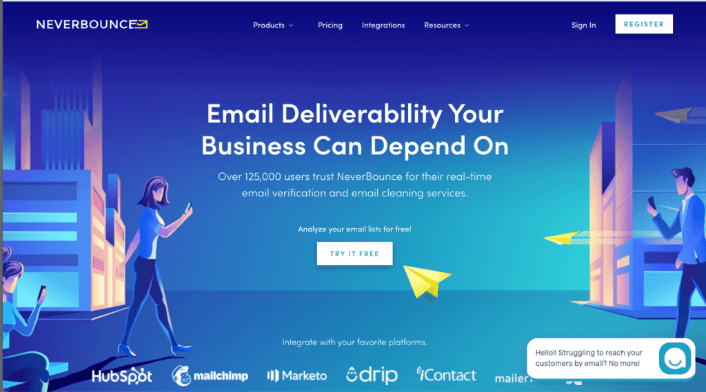 neverbounce Email verification saas